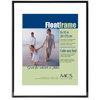 MCS Original Plastic Float Frame with a -1/4" Width Molding, 8x10" for a 5x7" Photograph, Color Black,