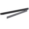 MCS Aluminum Sectional Frame, Two 13" Sections, Black, Requires Another Pack to Have a Four Sided Frame.