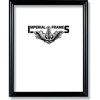 Imperial Frames Regency, Wood Picture Frame for an 8" x 12" Photograph, Color: Black,