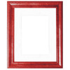 North American Riverside, Wood Picture Frame with a 1-3/4" Wide Molding, 6" x 11" For Hot Shot with 3 Wallet Photographs, Color: Cherry,