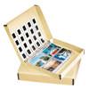 Adorama Archival Oversized 3-Ring Album Box with Clamshell Style Lid, 12.25" x 11.25" x 2", Color: Tan.