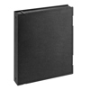 Flashpoint Archival Plastic Storage Binder Box with 3 'O'-Rings, 9" x 11", Portrait Format, Color: Black