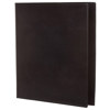 ClearFile Classic Archival Leather Look Oversize Looseleaf Style 3 - 1-1/2" D-Ring Binder, 10.25" x 13.62" x 2.5", Color: Black.