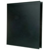 ClearFile Classic Archival Leather Look Oversize Looseleaf Style 3 - 1 1/2" D-Ring Binder, 10.25" x 13.62" x 2.5", Color: Emerald.