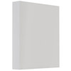 Flashpoint Archival Plastic Storage Binder Box without Rings, 9" x 11", Color: White
