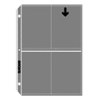 Archivalware Polypropylene Photo Album Pages, 4 mil, Holds 8 Prints 4" X 5", Pack of 100.