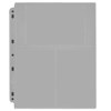 Archivalware Polypropylene Photo Album Pages, 4 mil, Holds 6 Prints 4" X 6", Pack of 100.