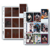 Print File Archival 120 Size Negative Pages Holds Nine Individual 6 x 7 Sleeved Frames or Collectable Cards, Pack of 25