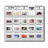 Print File Archival 35mm Slide Pages Holds Twenty 2x2" Mounted Transparencies 0500260