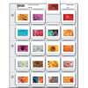 Print File Archival 35mm Slide Pages Holds Twenty 2x2" Mounted Transparencies 0500265