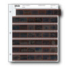 Print File Archival 35mm Size Negative Pages Holds Seven Strips of Six Frames, Pack of 25