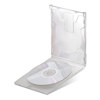 Print File JC-POLY-CLR STiL CD / DVD Polypropylene Case, Holds 1 CD or DVD, Clear