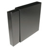 Prnt File 3 Ring Black Leather Album with 1" O-Rings &amp; Black Leather Slipcase, 11-1/4" W x 12-1/8" H x 2-7/8" D