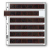 Print File Ultima Archival 35mm Size Negative Pages Holds Six Sleeved Strips of Six Frames, Pack of 25, #ULT356BXW