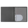 Prat Paris Start Presentation Book, Spiral Bound with Ten 19" x 13" Archival Sheet Protectors, Cover Color: Silver