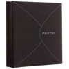 Fetco Home Decor Ardith Series, Stitched Leather Bound Album, Holds 500 4x6" Photos 5 Up, with Memo, Color: Brown.