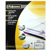 Fellowes Adhesive Back Pouches, Letter, 3mil Thickness, 100 Pack, Clear