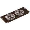 Gator Cases GE-FANPNL2-110V 3U Vented Fan Panel and 2 Fans, Tvs & Entertainment > Racks / Mounts / Trussing & Furniture > Rack Accessories > Gator Cases Rack Accessories