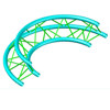Global Truss 4.92' (1.5m) Circle 2 X 180 Degree Arcs