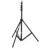 Giottos 10.7' Air Cushioned Lightstand with Reversible 1/4" and 3/8" Mounting Stud, Black.