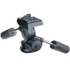 Giottos MH-5001 3-way Pan Head with Double Locking Quick Release, 2 Levels, Supports 18 lbs.