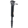 Giottos MV-8250 3 Section Monopod with Built-in Pan/Tilt Head, 59.1" Maximum Height, Capacity 6.6 lbs (3 kg)