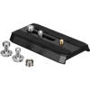 Gitzo GS5370MC Quick Release Plate, Medium Length with 1/4" and 3/8" Screws &amp; Video Pin