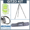 Gitzo GT3530LS Systematic Series 3 6X C.F. Tripod Legs Kit, with Adorama Deluxe Tripod Case, Double Bubble Level, Tripod Hanger