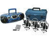 Hamilton Buhl 6 User Dual Cassette and CD Player Listening Center LCP/MPC6060/6SV - $319.00