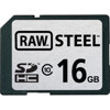 Hoodman Raw Steel 16GB Class 10 SDHC Memory Card RAWSXSKIT16ST