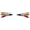 Hosa 3.3' Audio/Video Cable 3 RCA Male VRA301