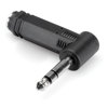 Hosa GPP-273 Analog Audio Right Angle Adaptor 1/4" TRS to Same