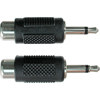 Hosa GRM-114 Analog Audio Adaptor, RCA to 3.5mm TS, Pair (2-pieces)