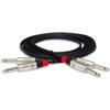 Hosa 5' Pro Stereo Interconnect Dual REAN 1/4" Male - $14.35