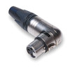 Hosa Neutrik 3 Pole Right Angle XLR Female Cable Connector, Hosa Technology brand