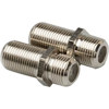Hosa Video Adapter, F Female to F Female Coupler, 2 Pack, NFF-339
