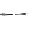 Hosa 3' Balanced 3 Pin XLR Female to Stereo (TRS) 1/4" Male Audio Interconnect Cable with Metal Head
