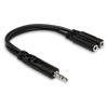 Hosa 6" Stereo 3.5mm Male YMM232