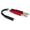 Hosa 6" Stereo 3.5mm Female YMP434