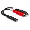 Hosa 6" Stereo 3.5mm Female YMR197