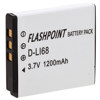 Flashpoint DLi-68 Camera 3.7v, 750mAh Replacement Battery for Pentax