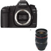 Canon EOS-5D Mark II Digital SLR Camera with Canon EF 24-70mm f/2.8L USM AutoFocus Wide Angle Telephoto Zoom Lens - USA Warranty
