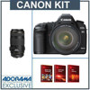 Canon EOS-5D Mark II Digital SLR Camera Body Kit with Canon EF 24-105L Image Stabilized Lens &amp; Canon EF 70-300mm f/4-5.6 IS USM Lens - FREE Giant Adorama Production Bundle for PC/Mac a $599.00 Retail Value