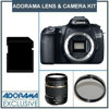 Canon EOS 60D Digital SLR Camera,Black - with Tamron 18 - 270mm VC Piezo Drive Ultrasonic Lens, Circular Polarizers Filter, 8GB SD Memory Card, FREE: Red Giant Production Bundle a 599.00 Retail Value