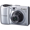 Canon PowerShot A1300 Digital Camera, 16 Megapixels, 5x Optical Zoom With 28mm Wide Angle, 720p HD Video, Silver