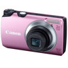 Canon PowerShot A3300 Digital Camera, 16.0 Megapixels, 5x Optical/4x Digital Zoom, 3.0 inch Color LCD Monitor, 720p HD Video, Pink