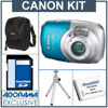 Canon PowerShot D10 Compact Digital Camera Kit with 4GB SD Memory Card, Spare NB-6L Type Lithium-ion Battery, Camera Case, Table Top Tripod,