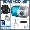 Canon PowerShot D10 Compact Digital Camera Kit, with 8GB SD Memory Card, Spare NB-6L Type Lithium-ion Battery, Camera Case, Table Top Tripod, . USB 2.0 SD Card Reader