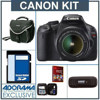 Canon EOS Rebel T2i Digital SLR Camera Kit,- Black - with Canon 18-55mm Lens, 16GB SD Memory Card, Slinger Camera Bag, USB 2.0 SD Card Reader, Digital Camera &amp; Lens Cleaning Kit - FREE: Red Giant Adorama Production Bundle for PC/Mac a $599.00 Retail Value
