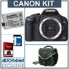 Canon EOS Rebel XSi SLR Camera Kit, Black with 4GB SD Memory Card, Spare LP-E5 Lithium-Ion Rechargeable Battery, Slinger Camera Bag - FREE: Red Giant Adorama Production Bundle for PC/Mac a $599.00 Retail Value